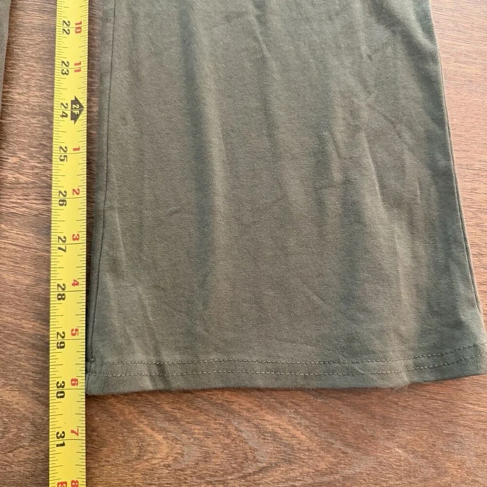 No Boundaries Fold Over Flare Pants Sea Turtle Green Large NWT Women